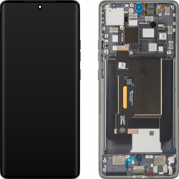 Motorola XT2407 Edge 50 Display mit Rahmen Grau