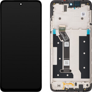 Motorola Moto G35 Display mit Rahmen Schwarz