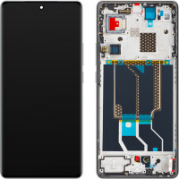 Realme GT 6T Display with frame fluid silver