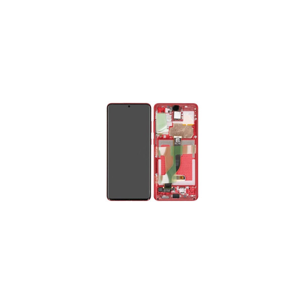 Samsung G985F / G986B Galaxy S20 Plus Display mit Rahmen Rot