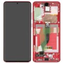 Samsung G985F / G986F Galaxy S20 Plus Display with frame red