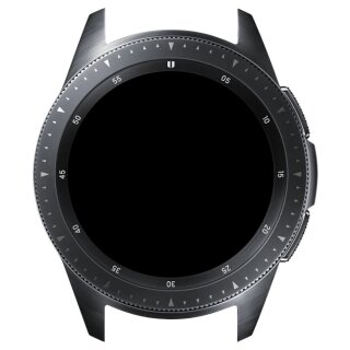 Samsung R810 / R815 Galaxy Watch 42mm Display mit Rahmen Schwarz