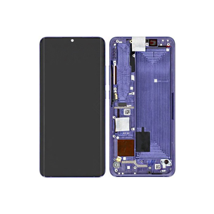Xiaomi Mi Note 10 Lite Display with frame nebula purple