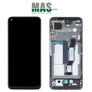 Xiaomi Mi 10T / Mi 10T Pro Display mit Rahmen Schwarz