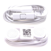 Huawei Headphones mit Mikrofon 3.5mm Jack Weiß Bulk