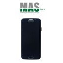 Samsung G925F Galaxy S6 Edge Display mit Rahmen Schwarz