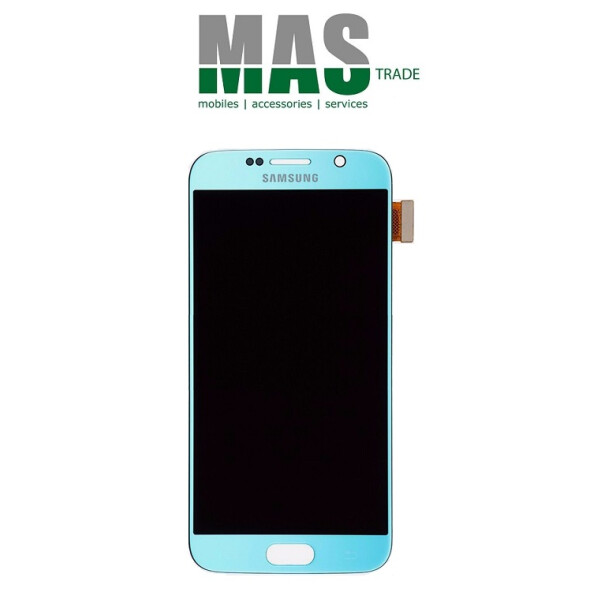 Samsung G920F Galaxy S6 Display Blau Topaz