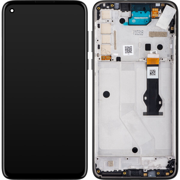 Motorola Moto G8 Power Display mit Rahmen Schwarz