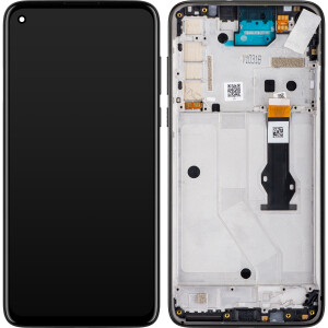 Motorola XT2041 Moto G8 Power Display with frame black