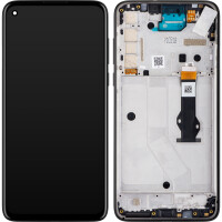 Motorola Moto G8 Power Display mit Rahmen Schwarz