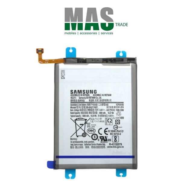 Samsung A022F / A047F / A125F / A127F / A135F / A217F / M127F Galaxy A02 / A04s / A12 / A12 Nacho / A13 4G / A21s / M12 Battery 5000mAh EB-BA217ABY