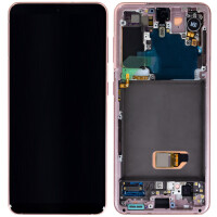 Samsung G991B Galaxy S21 Display mit Rahmen Pink