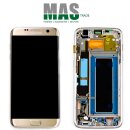 Samsung G935F Galaxy S7 Edge Display with frame gold