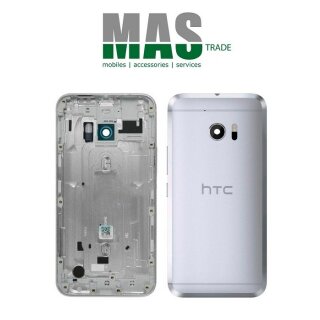 HTC 10 Backcover Akkudeckel Weiß Silber