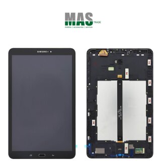 Samsung T580 / T585 Galaxy Tab A (2016) Display mit Rahmen Schwarz