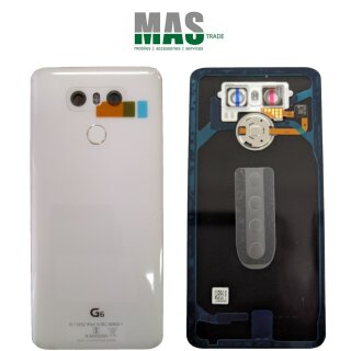 LG H870 G6 Backcover Akkudeckel Weiß mit Fingerprint