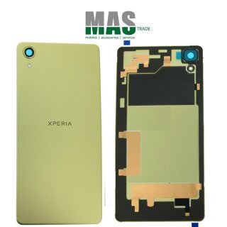 Sony F8131 Xperia X PerFürmance Backcover Akkudeckel Lime Gold
