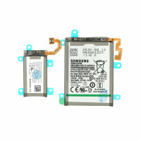 Samsung F707B Galaxy Z Flip 5G Haupt + Sub Ersatz Akku 3300mAh EB-BF707ABY + EB-BF708ABY