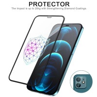 Tempered Glas Premium 2.5D für iPhone 12 Mini