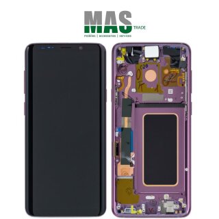 Samsung G965F Galaxy S9 Plus Display with frame lilac purple