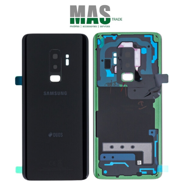 Samsung G965F Galaxy S9 Plus Duos Backcover Akkudeckel Schwarz