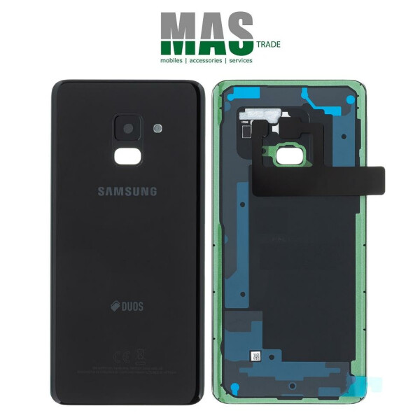 Samsung A530F Galaxy A8 (2018) Backcover Akkudeckel Duos Schwarz