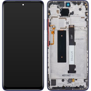 Xiaomi Mi 10T Lite 5G / Redmi Note 9 Pro 5G Display mit Rahmen Blau