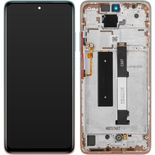 Xiaomi Mi 10T Lite 5G / Redmi Note 9 Pro 5G Display mit Rahmen Rose Gold