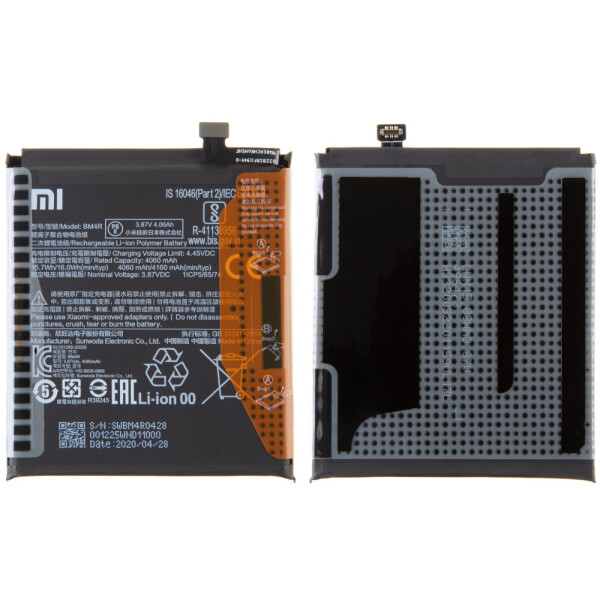 Xiaomi Mi 10 Lite 5G Ersatz Akku 4160mAh BM4R