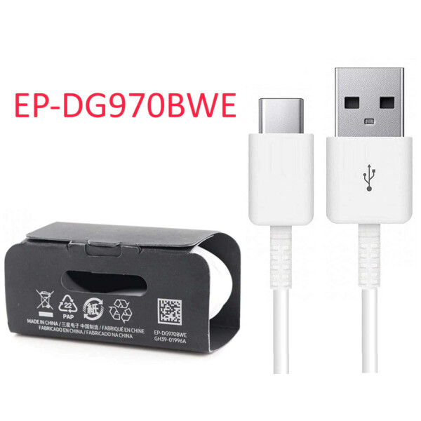 Samsung USB Typ-A auf Typ-C Daten Kabel Weiß 1.5m EP-DG970BWE Bulk