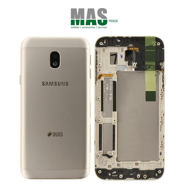 Samsung J330F Galaxy J3 (2017) Duos Backcover Akkudeckel Gold