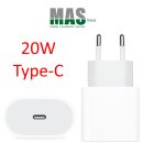 Power Adapter USB Type-C 20W for iPhone