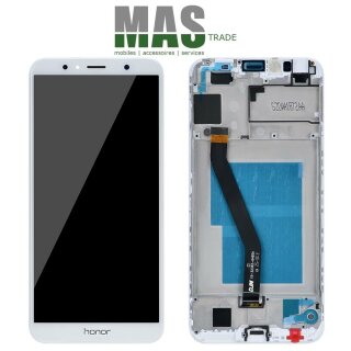 Huawei Honor 7A Touchscreen / LCD / Rahmen Display Weiß