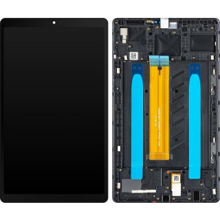 Samsung T225 Galaxy Tab A7 Lite LTE Display with frame dark grey