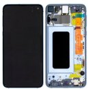 Samsung G970F Galaxy S10e Display with frame prism blue