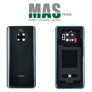 Huawei Mate 20 Pro Backcover Akkudeckel Schwarz mit Kamera Linse