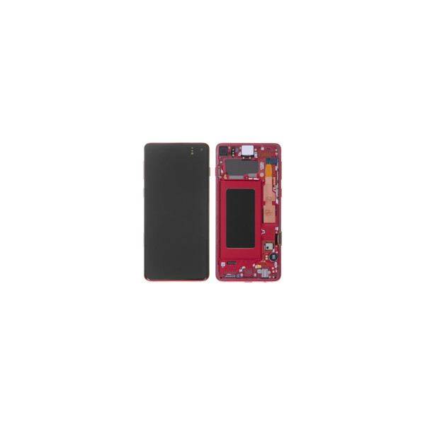 Samsung G973F Galaxy S10 Display with frame red