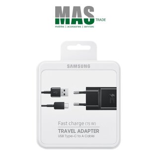 Samsung Fast Charger with USB Type-C cable 2A EP-TA20 black retail