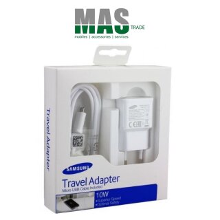 Samsung Fast Charger with Mirco USB cable 2A EP-TA12EWE white retail