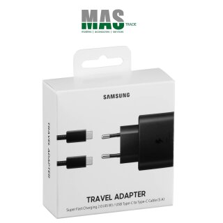 Samsung Super Fast Charger with USB Type-C cable 45W EP-TA845X black retail
