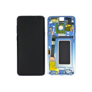 Samsung G965F Galaxy S9 Plus Display mit Rahmen Polaris Blue