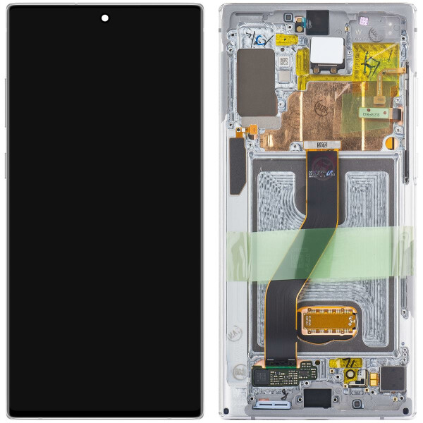 Samsung N975F Galaxy Note 10 Plus Display mit Rahmen Weiß