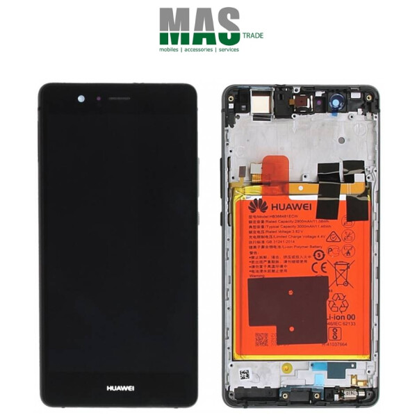 Huawei P9 Lite Touchscreen / LCD / Rahmen / Akku Display Schwarz
