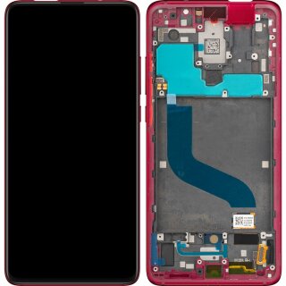 Xiaomi Mi 9T / Mi 9T Pro Display mit Rahmen Rot