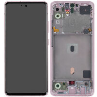 Samsung A516B Galaxy A51 5G Display mit Rahmen Pink