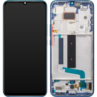Xiaomi Mi 10 Lite Display with frame  aurora blue
