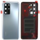Huawei P40 Pro Backcover silver frost