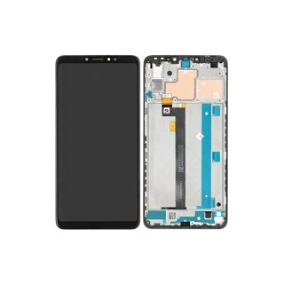 Xiaomi Mi Max 3 Display mit Rahmen Schwarz