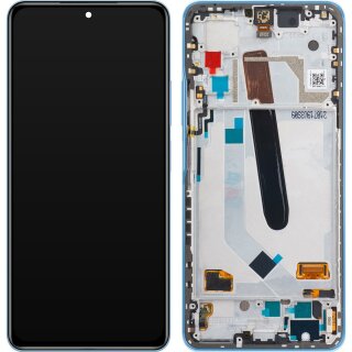 Xiaomi Mi 11i / Mi 11X / Mi 11X Pro / Poco F3 Display mit Rahmen Blau
