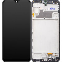 Samsung M325F Galaxy M32 Display mit Rahmen Schwarz